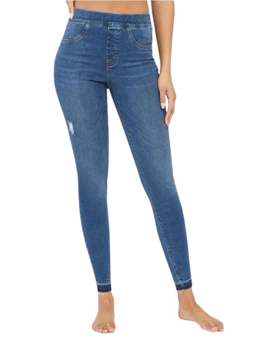 SPANX® Distressed Ankle Skinny jeans size medium